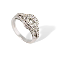 Anillo Mirco Visconti Mujer in Oro blanco Diamante 0.87 Ct ABA1307 - ABA1307